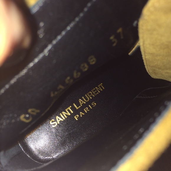 NIB Saint Laurent Fringed "Babies" Ankle Boots - Picture 6 of 8